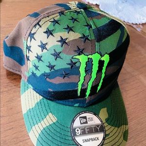 Monster Claw Logo Baseball Hat/Cap (Camo)